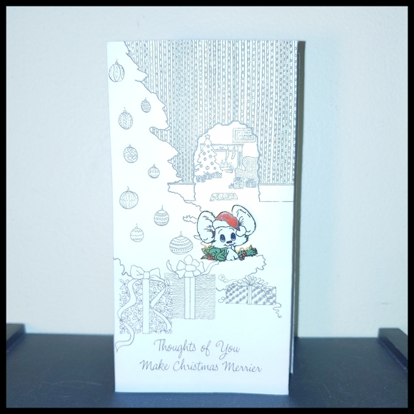 Jewelry - Vintage Christmas Hallmark Cloisonné Enamel Pin with Gift Card